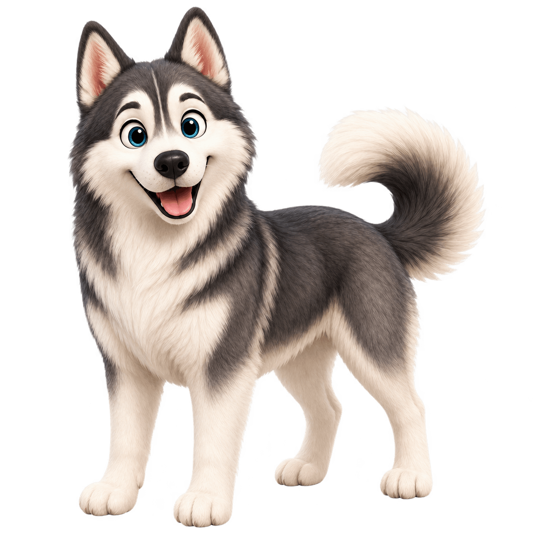 Siberian Husky su Wefido