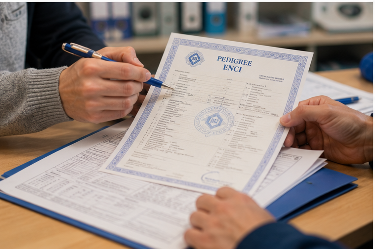 Pedigree e documenti da controllare in allevamento