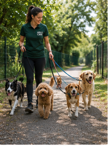 Passeggiata organizzata durante la giornata in asilo