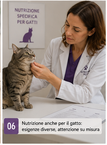 Valutazione nutrizionale personalizzata di un gatto