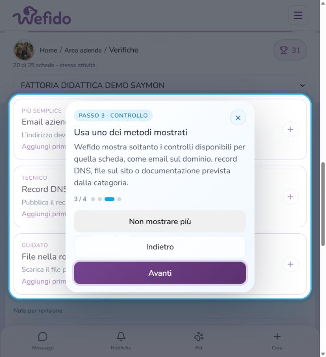 Come verificare una scheda professionale: Scegli un metodo disponibile